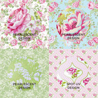 48 Sheets 12x12 Scrapbooking Cardstock Decorative Paper Pack - Flower Blossom -