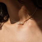 Custom Name Plate Necklace Personalized Stainless Steel Pendant Birthday Gift