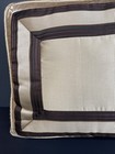 Croscill Home Brown   Gold Large Corded Rectangular Throw Pillow 20 x15 