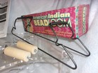 Vintage American Indian Bead Loom Deluxe Metal Construction Craft Kit W Box