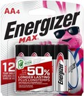 Energizer Max Aa Batteries   Aaa Batteries Combo Pack  4 Aa And 4 Aaa  8 Count 