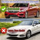 Front Bumper Lip Splitter Spoiler Compatible With 2014-2016 W212 Sport Model