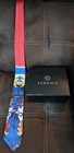 1990s Very Rare Vintage Gianni Versace Multicolor Silk Tie       