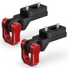 Aluminum Rear Tow Hook  Bronco Bronco Rear Tow Hook Tow Hooks W  Red D-ring