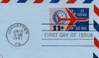 Usps Scott Uc35 Jet Plane   Globe Airmail Postal Stationary C1961 Fdc
