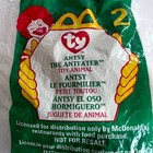 Ty Teenie Beanie Babies Antsy The Anteater  02 Mcdonalds Retired 1999 Sealed