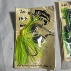 Lot Of 5 Vintage Tackle Spinner Baits 1 4 Oz Little Gem From H   H Tackle Vinton