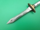 Unmarked Custom Fixed Blade Dagger Knife Aluminum Handle