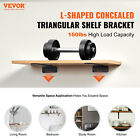 Shelf Bracket 8   l X 4   w X 1 6   h 6 Pcs Heavy Duty Floating Shelf Brackets