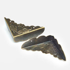 40 Pcs Metal Furniture Corner Protector antique Decorative Corner For Jewelry   