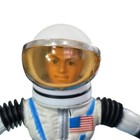 Major Matt Mason Space Helmet With Clear-yellow Visor     Adjustable Fit