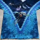 Vintage Rare Star Wars T Shirt Mens L Tie Dyed Blue Phantom Menace Nwt Nostalgia