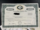 Authentic Green Bay Packers Team Share Stock Certificate Plus 28 Meet Tickets