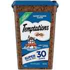 Temptations Classic Savory Salmon Flavor Crunchy  Soft Treats For Cats 30 Oz Tub