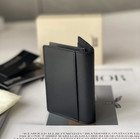 Mont Blanc Black Leather Card Holder Sartorial 4cc Mini Wallet Mb113223 - New