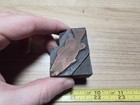 Vintage Letterpress Printing Block Detailed Fish Litho 