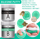 Silicone Putty - 1 Lb Flexible Silicone Mold Making Kit For Silicone Molds