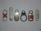 Lot Of  6  Luggage Replacement Zipper Pulls