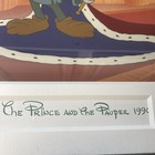  prince Mickey  Disney The Prince And The Pauper 1990 Sericel Ltd Ed 5000 Framed