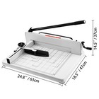 12 17 Width Guillotine Paper Cutter Stack Paper Trimmer Clamp Heavy Duty