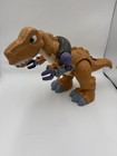 Large Fisher Price Imaginext Jurassic World T-rex Dinosaur Lights Sounds Tested