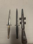 Two Original Ww2 British Sas Commando Sykes Fairbain Knives 1st And 2nd Pattern 