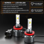 For Freightliner Cascadia 113 Tractor Truck 2008-2021 Led Headlight Hi Low Bulbs