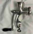 Vintage Alexanderwerk  5 Meat Grinder Complete Cast Iron Wood Handle  pristine 