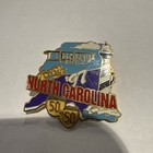 North Carolina State Pin Vintage 1997 Qvc 50 In 50 Tour