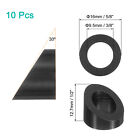 10 Pcs 3 8 Inch 30 Degree Angle Beveled Washer  Black