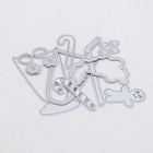 Kscraft Christmas Milk Shake Metal Cutting Dies Stencils For Diy Scrapbooking   