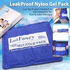 Hot Cold Gel Ice Heat Pack Shoulder Back Neck For Injuries Pain Relief