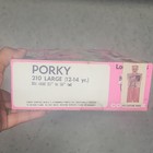  rare  Porky The Pig Collegville Looney Tunes 210 Large 12-14yr Mask   Costume