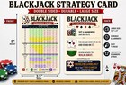 Blackjack Basic Strategy Card Large Easy Read 3 5    X 5    Casino Legal