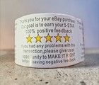Ebay Packaging Tape 2 Qty   5 Star  Or Make It Right Stickers  New   Used