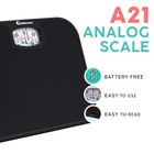 A21 Analog Scales For Body Weight - Up To 300 Lb - New - Anti-skid Rubber Sur   