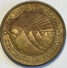 1943 Nicaragua 5 Centavos - Better Grade