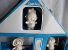 1974 Pillsbury Doughboy Poppin Fresh Playhouse 6 Puppets Bunbun Biscut Popper