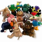 Vintage Meanies Plush Lot 14 Idea Factory 1997 1998 Series 1 2 Infamous Tags