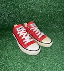 Vintage Converse Made In Usa 90s Y2k Chuck Taylor Low Top Red Womens 7 5 Men 5 5
