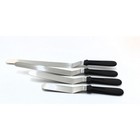 4 Piece Stainless Steel Offset Icing Spatula Set Cake Decorating Tools Black