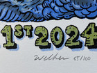 Authentic Dave Matthews Band Ap Poster Gorge Wa 2024 Signed S n   100 Welker