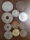 Old Foreign World Coin Lot 11 Coins