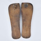 Bangubangu Pair Of Wooden Shoes Congo