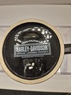 Harley Davidson Bar And Shield Winged Logo 16 Ounce Coffee Mug Black And Gold