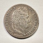 1836-a France 1 4 Franc Silver Louis Philippe I Small Type Coin Scarce