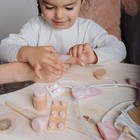 Wooden Doctor Play Set For Toddlers - Pretend Play Medical Kit For Kids 3-5 