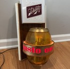 Vintage 1960s Schlitz Motion Beer Light Spinning Bottle Sign Works