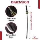 Anime Sword Zoro s Yubashiri Replica Sword   Carbon Steel Blade Katana 41 Inches