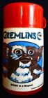 Vintage Metal Germlins Lunchbox W  Thermos